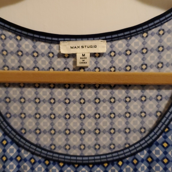 Blue Print Maxi Dress EUC - Picture 3 of 4